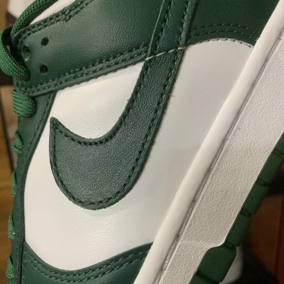 Nike Dunk Low Varsity Green tide joker leisure Low help GS white Green sneakers - Picture 7 of 8